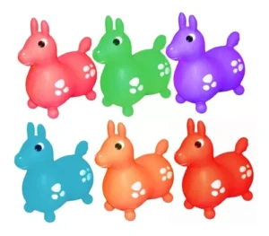 Caballito Infantil Saltarín De Goma Inflable