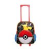 Mochila Carro Escolar 17" Pikachu Pokemon