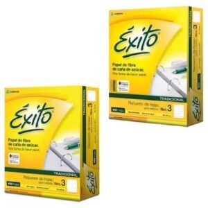 Repuesto De Hojas Escolar Nº3 480 Hojas - Éxito