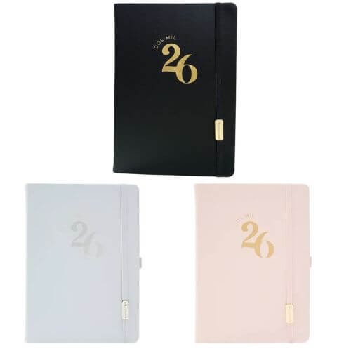 Agenda 2026 Fw Diaria Tapa Dura Cocida Classic 15x21cm