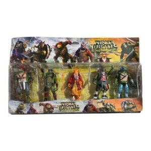 Muñecos Tortugas Ninjas x5