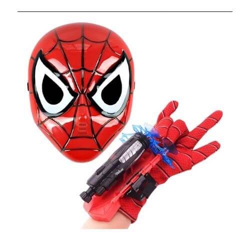 Set Mascara- Muñeco-Lanzador-Disfraz Spiderman - Image 2