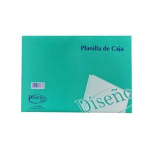 Talonario Diseño Planilla De Caja