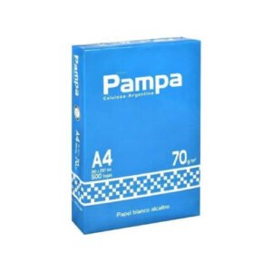 Resma De Papel A4 70grs Hojas Pampa X 500 Hojas Color Blanco