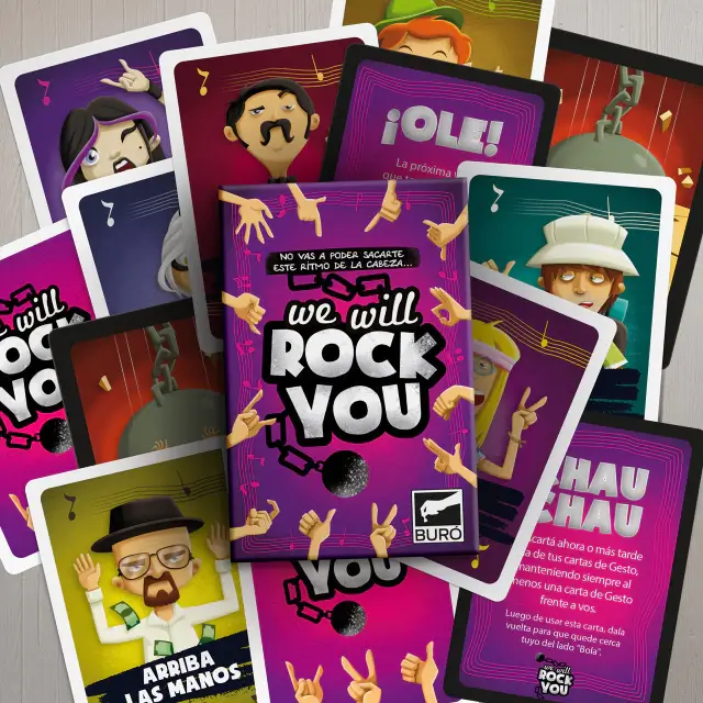 Juego De Cartas We Will Rock You - Image 2