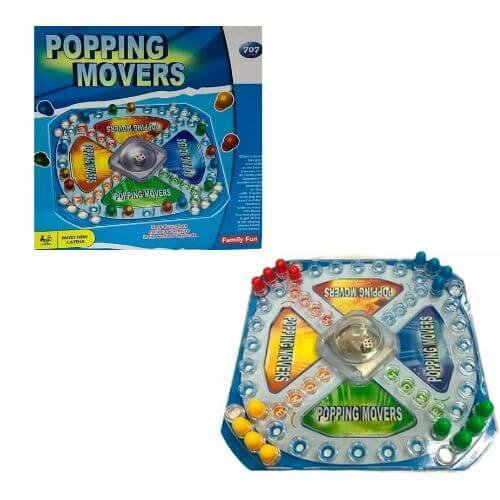 Juego De Mesa Ludo Matic Popping Movers