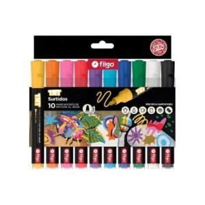 Marcador Tnt Filgo Pintura Al Agua 3.0mm X10