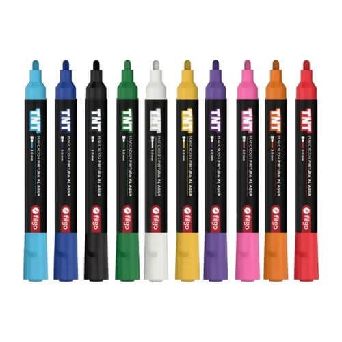 Marcador Tnt Filgo Pintura Al Agua 3.0mm X10 - Image 2