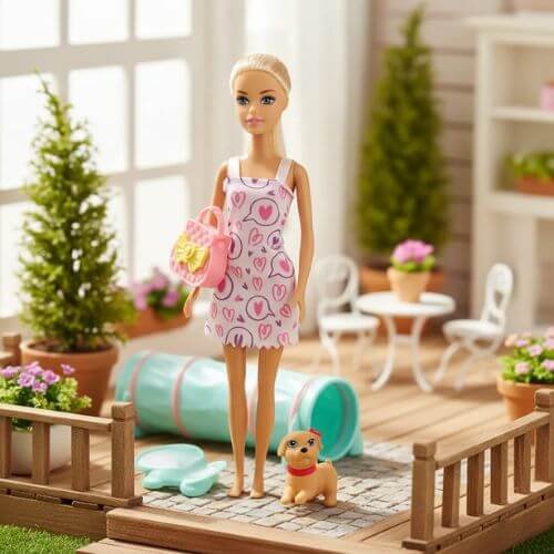 Muñeca Tiny Mascota Perrito Accesorios - Image 2