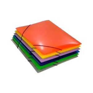 Carpeta C/elástico 35x50cm Solapas Polipropileno Colores Mixtos
